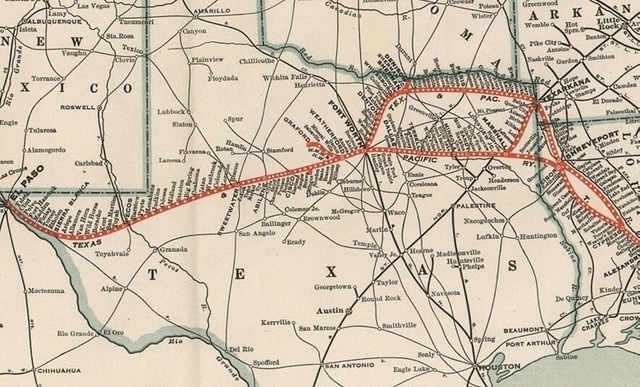 The History of Railroads in Texas